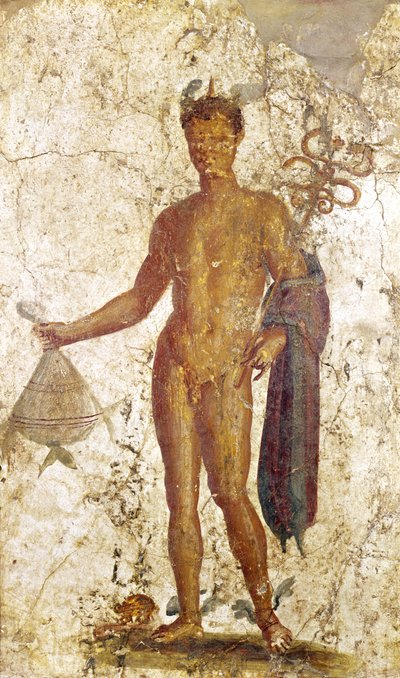 Mercury, from Pompeii by Roman